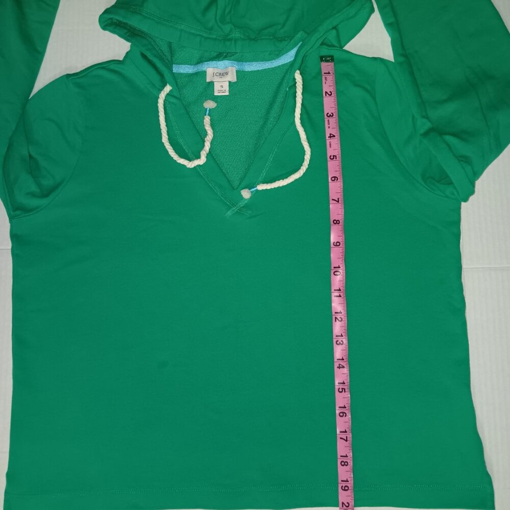 J.CREW V-NECK PULLOVER CROPPED HOODIE - Picture 3 of 14